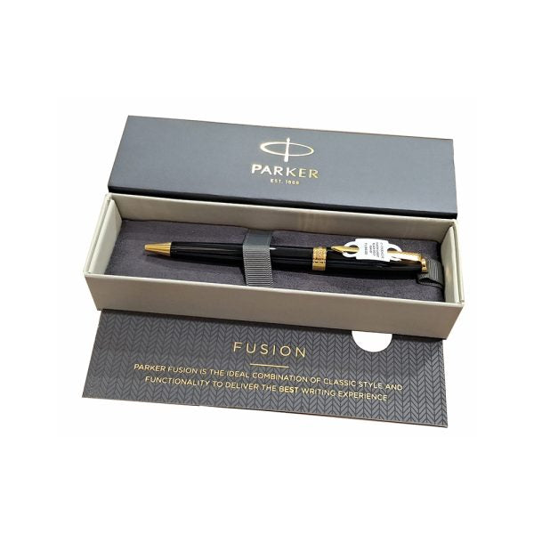 Parker Fusion Laque Black GT Ballpoint Pen