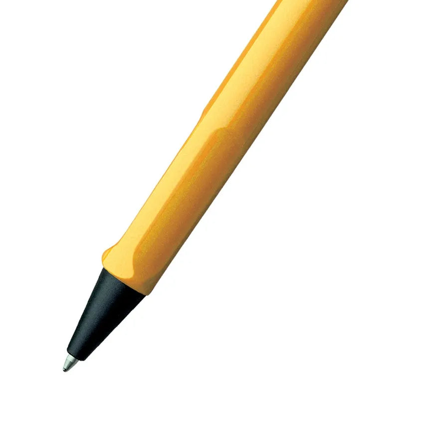 Lamy Safari 218 Ballpoint Pen Yellow With Chrome Plated Clip