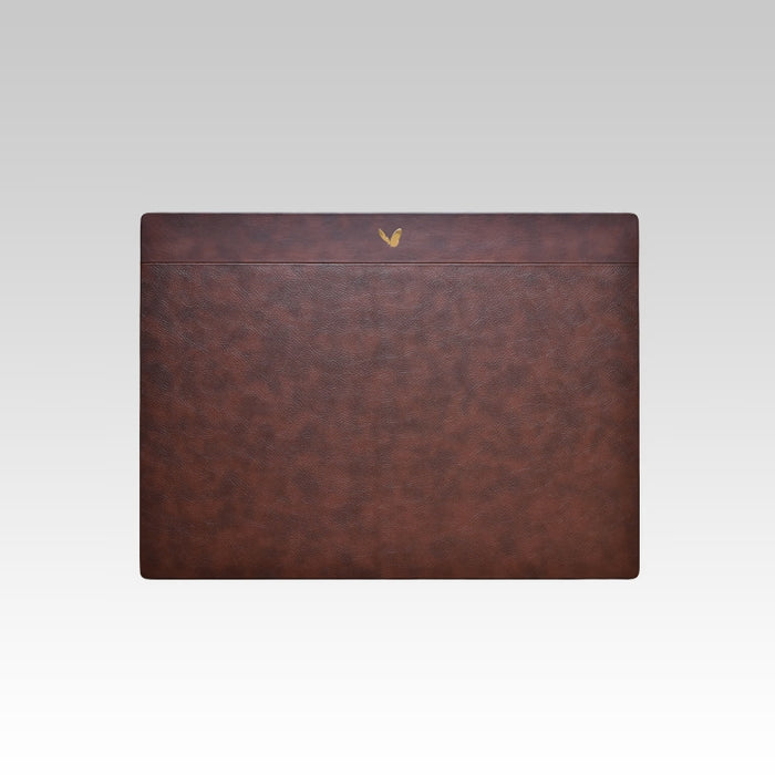 Unmet Desire 22x16 Inches Rigid Desk Blotter Plus | Classic | Brown