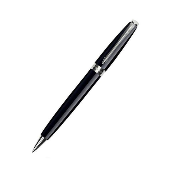 Parker Fusion Lacque Black CT Ball Pen with A6 Small Notebook