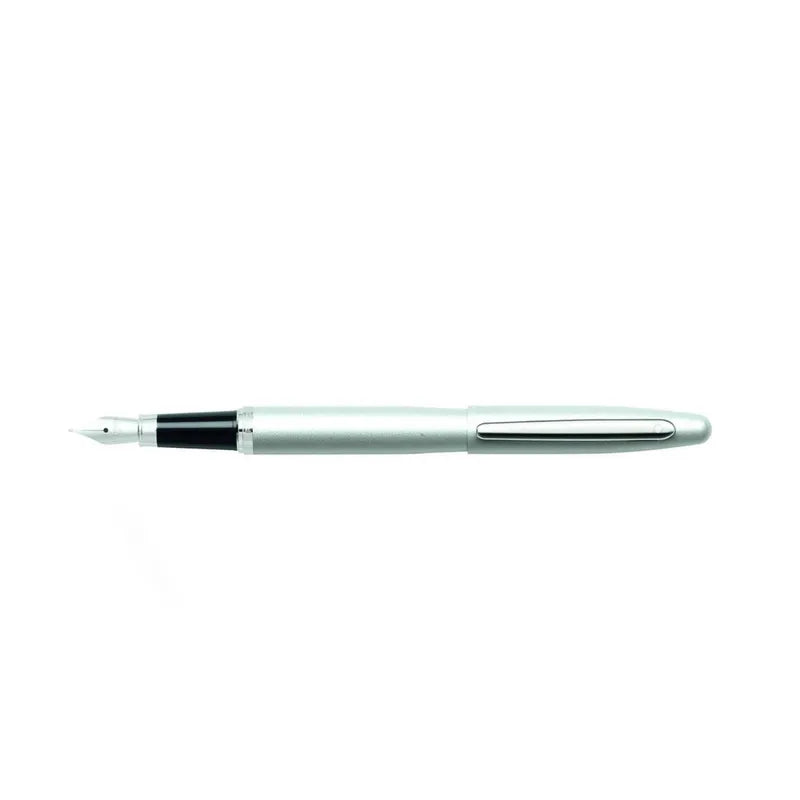 Sheaffer 9400 VFM Silver with Chrome Trim Fountain Pen Medium Nib