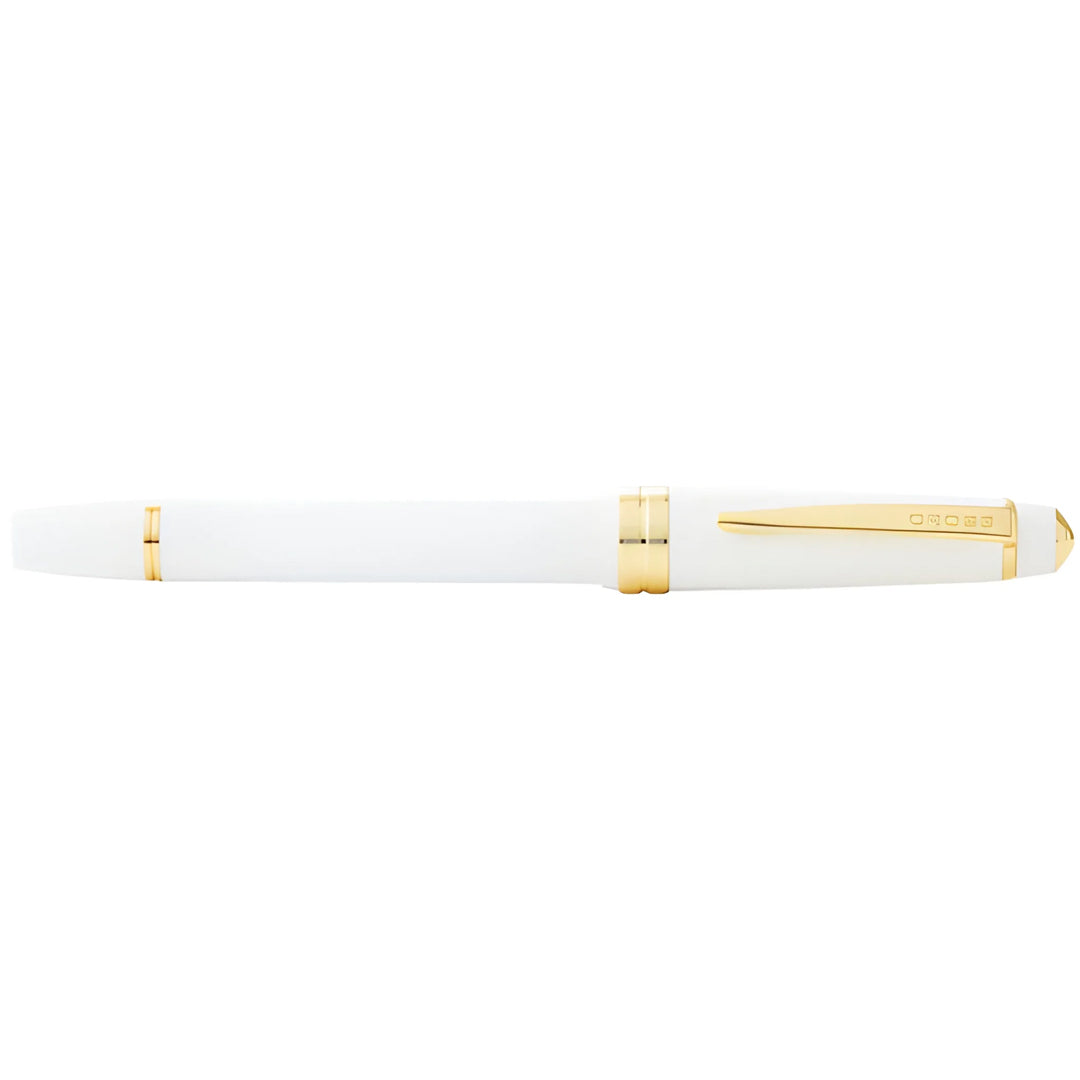 Cross AT0745-10 Bailey Light™ Polished White Resin and Gold Tone Rollerball Pen