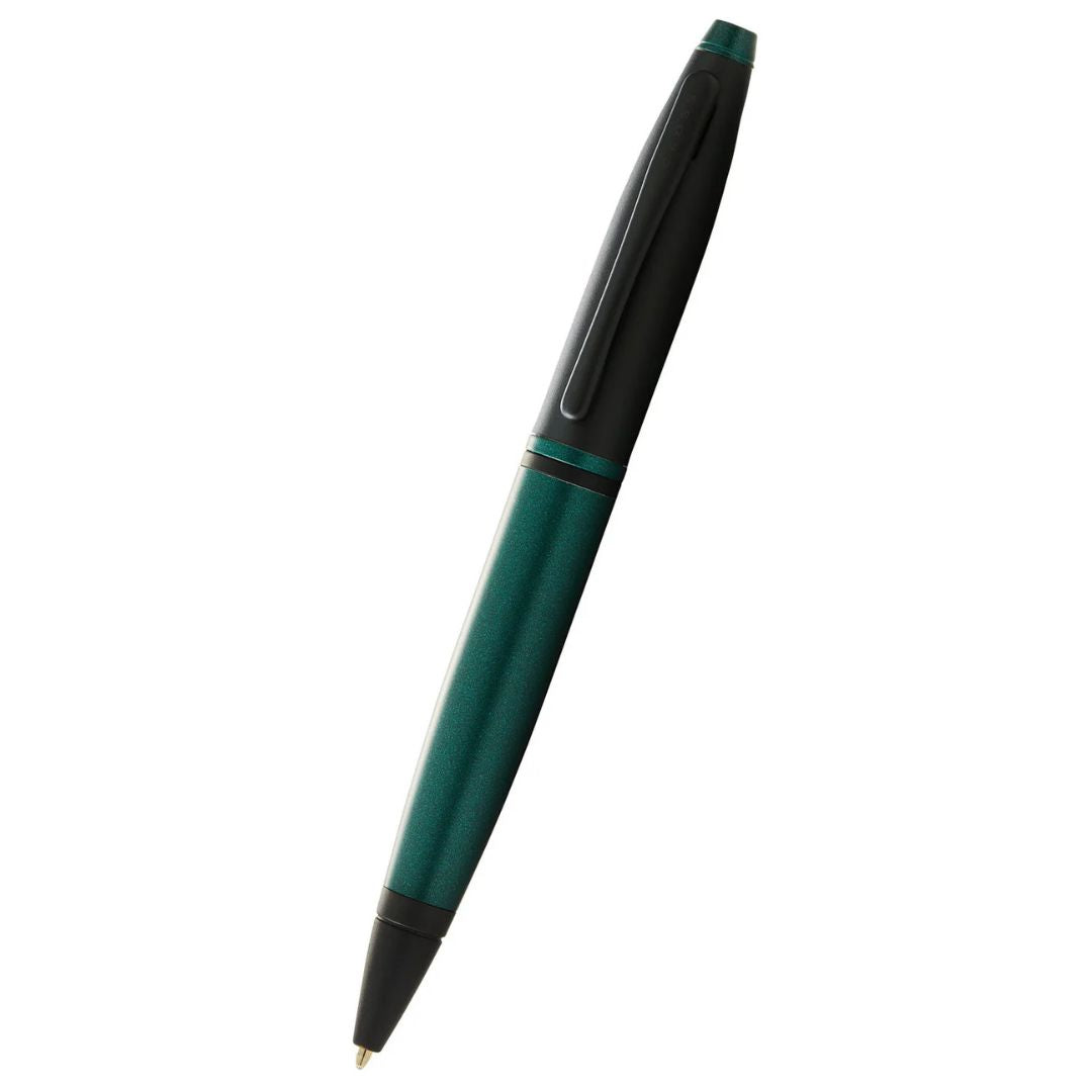 Cross AT0112-25 Calais™ Matte Green and Black Lacquer Ballpoint Pen