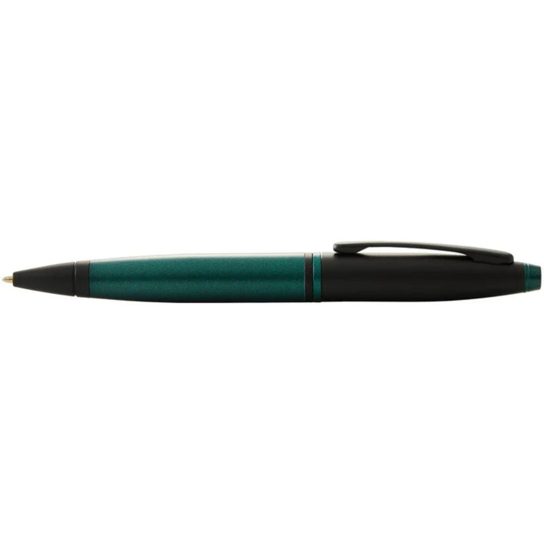 Cross AT0112-25 Calais™ Matte Green and Black Lacquer Ballpoint Pen