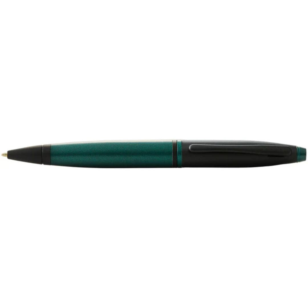 Cross AT0112-25 Calais™ Matte Green and Black Lacquer Ballpoint Pen