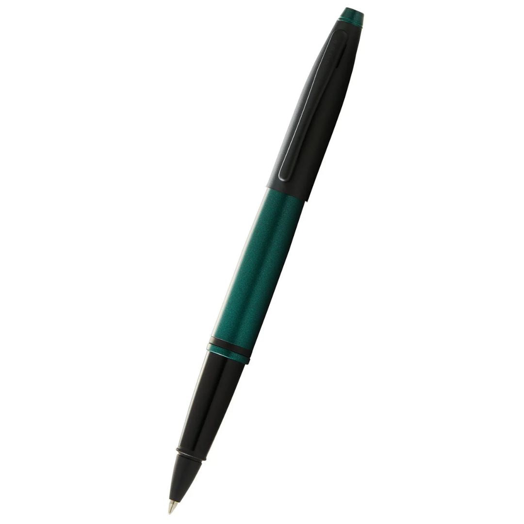 Cross AT0115-25 Calais™ Matte Green and Black Lacquer Rollerball Pen