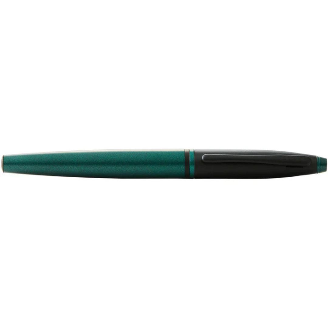 Cross AT0115-25 Calais™ Matte Green and Black Lacquer Rollerball Pen
