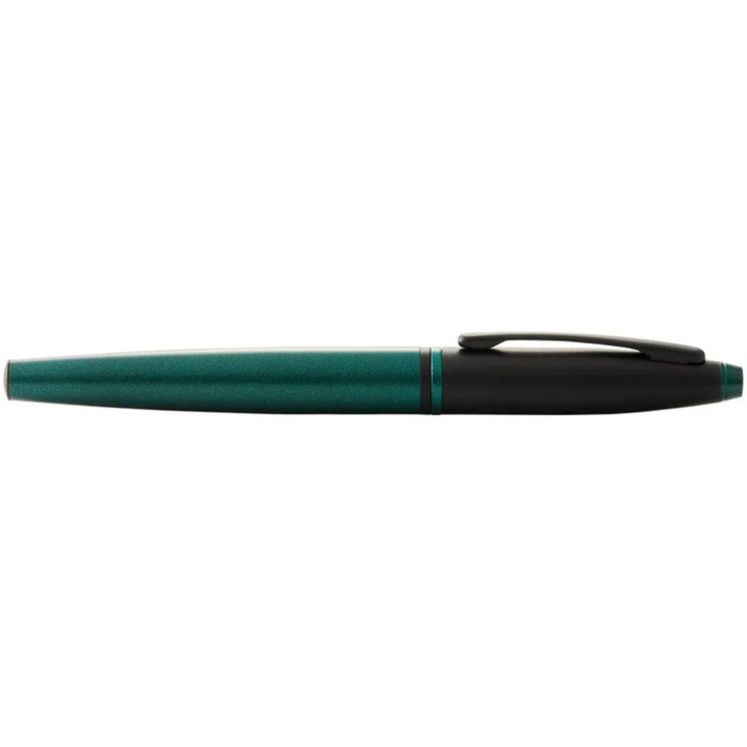 Cross AT0115-25 Calais™ Matte Green and Black Lacquer Rollerball Pen