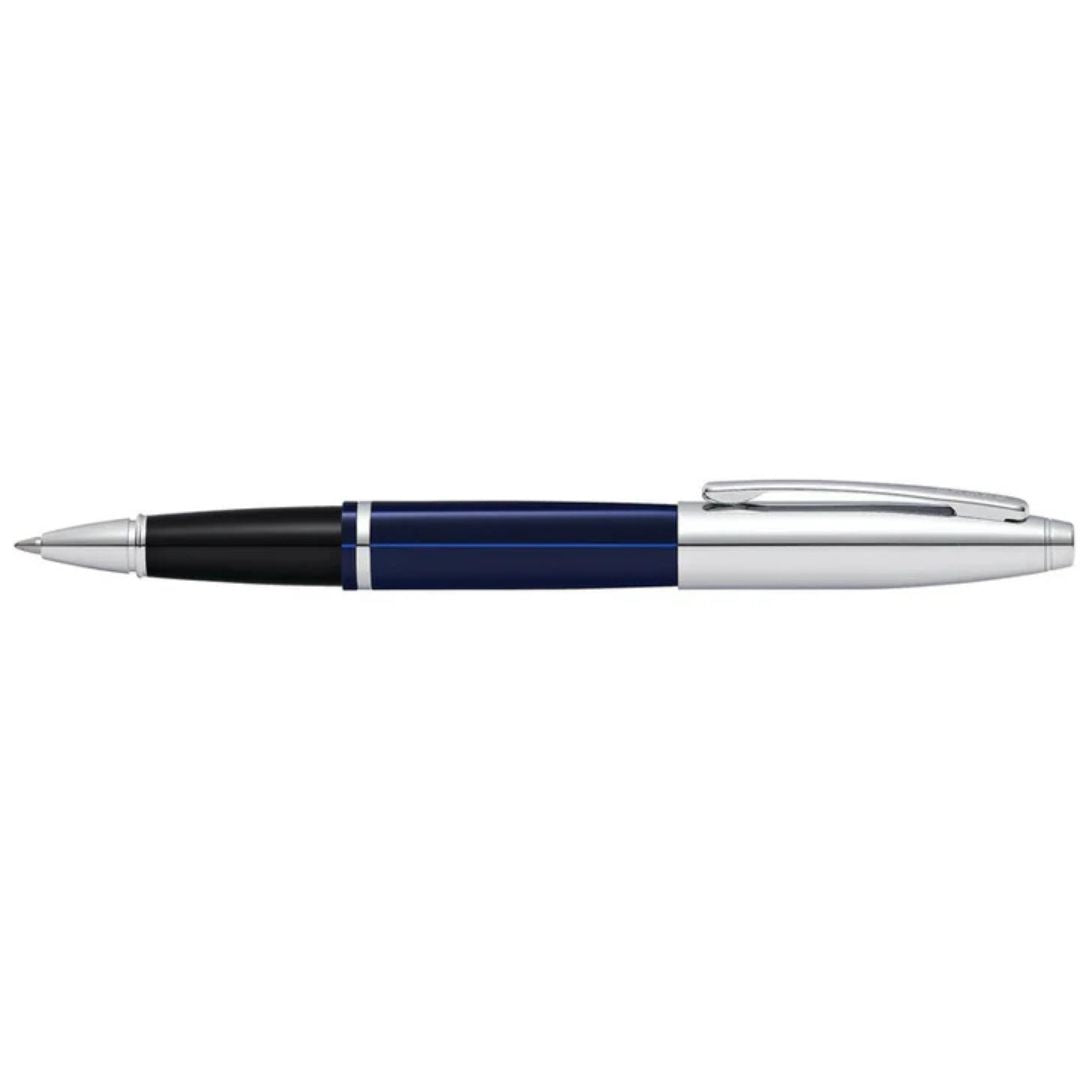 Cross AT0115-3 Calais™ Chrome & Blue Lacquer Rollerball Pen