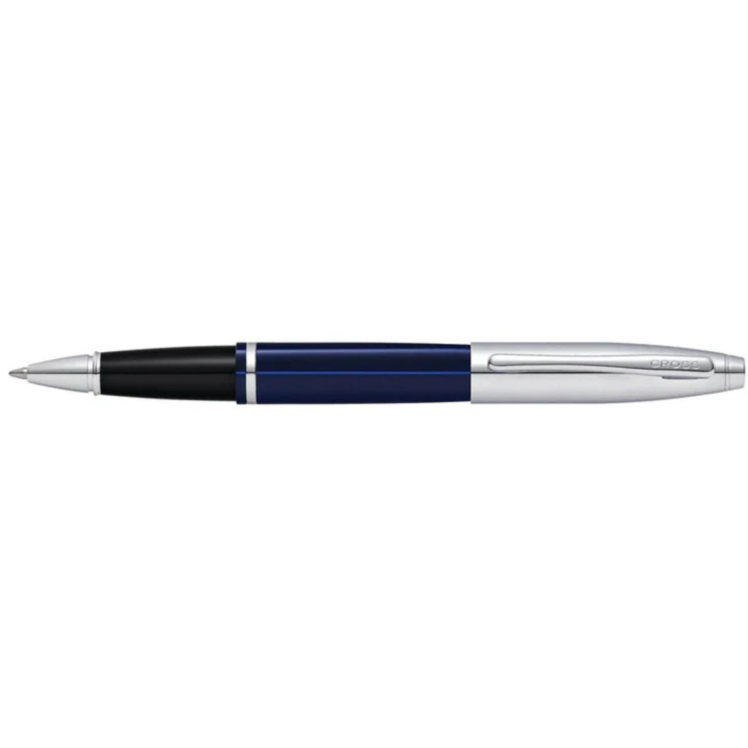 Cross AT0115-3 Calais™ Chrome & Blue Lacquer Rollerball Pen