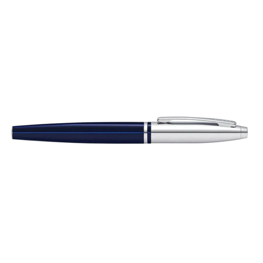 Cross AT0115-3 Calais™ Chrome & Blue Lacquer Rollerball Pen