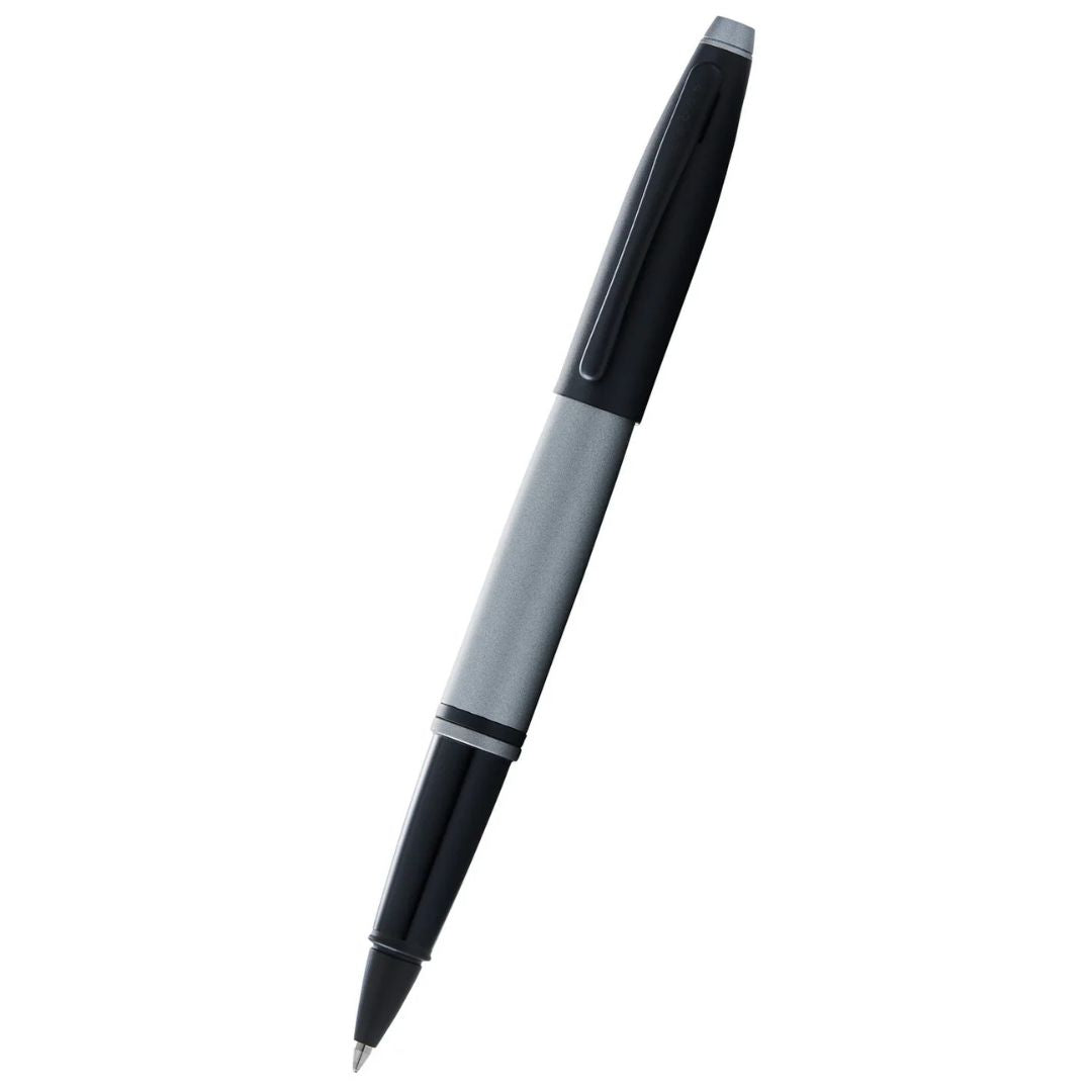 Cross AT0115-26 Calais™ Matte Gray and Black Lacquer Rollerball Pen