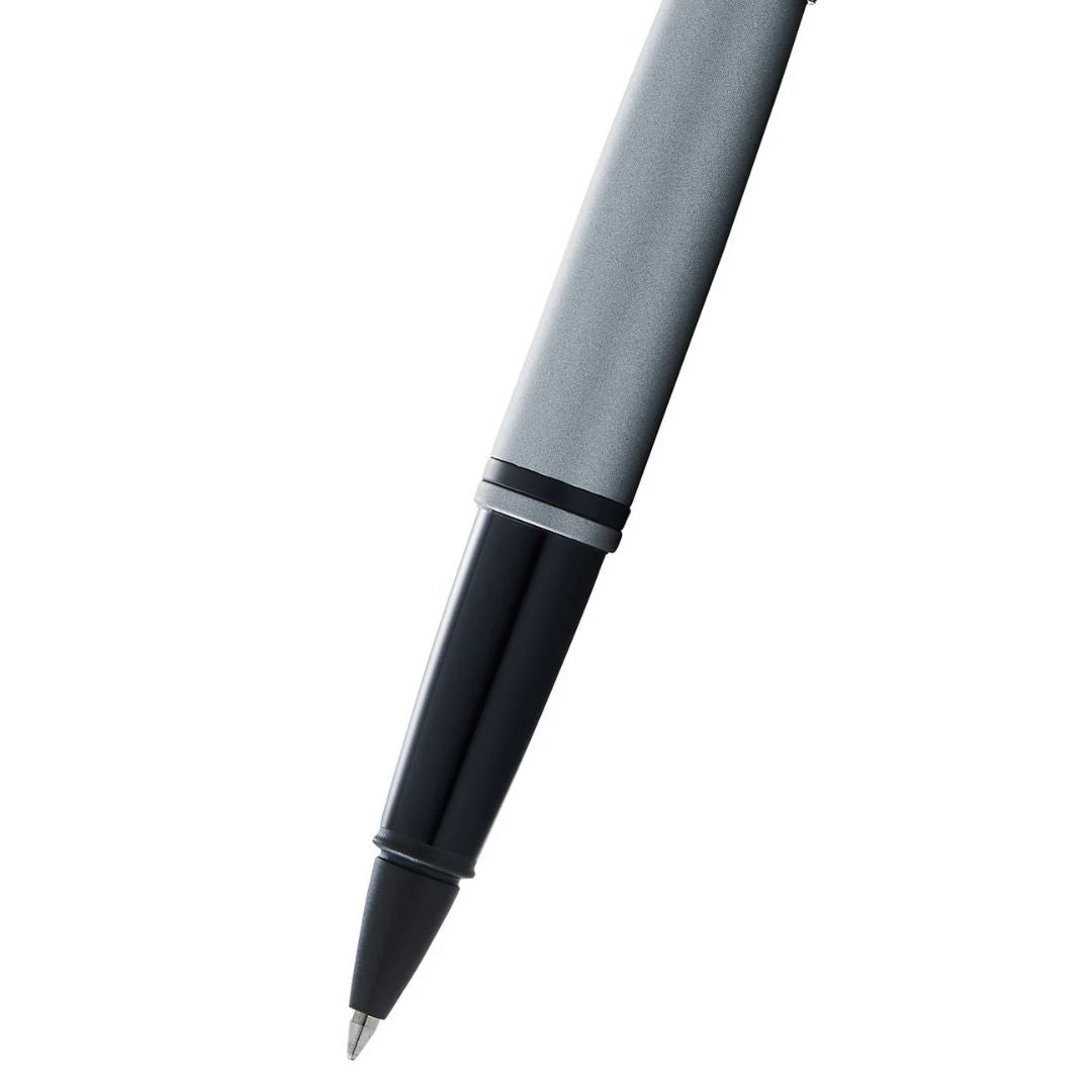 Cross AT0115-26 Calais™ Matte Gray and Black Lacquer Rollerball Pen