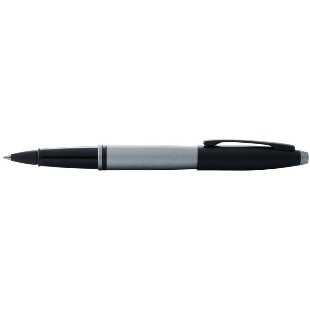 Cross AT0115-26 Calais™ Matte Gray and Black Lacquer Rollerball Pen