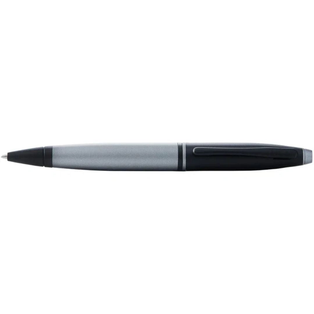 Cross AT0112-26 Calais™ Matte Gray and Black Lacquer Ballpoint Pen