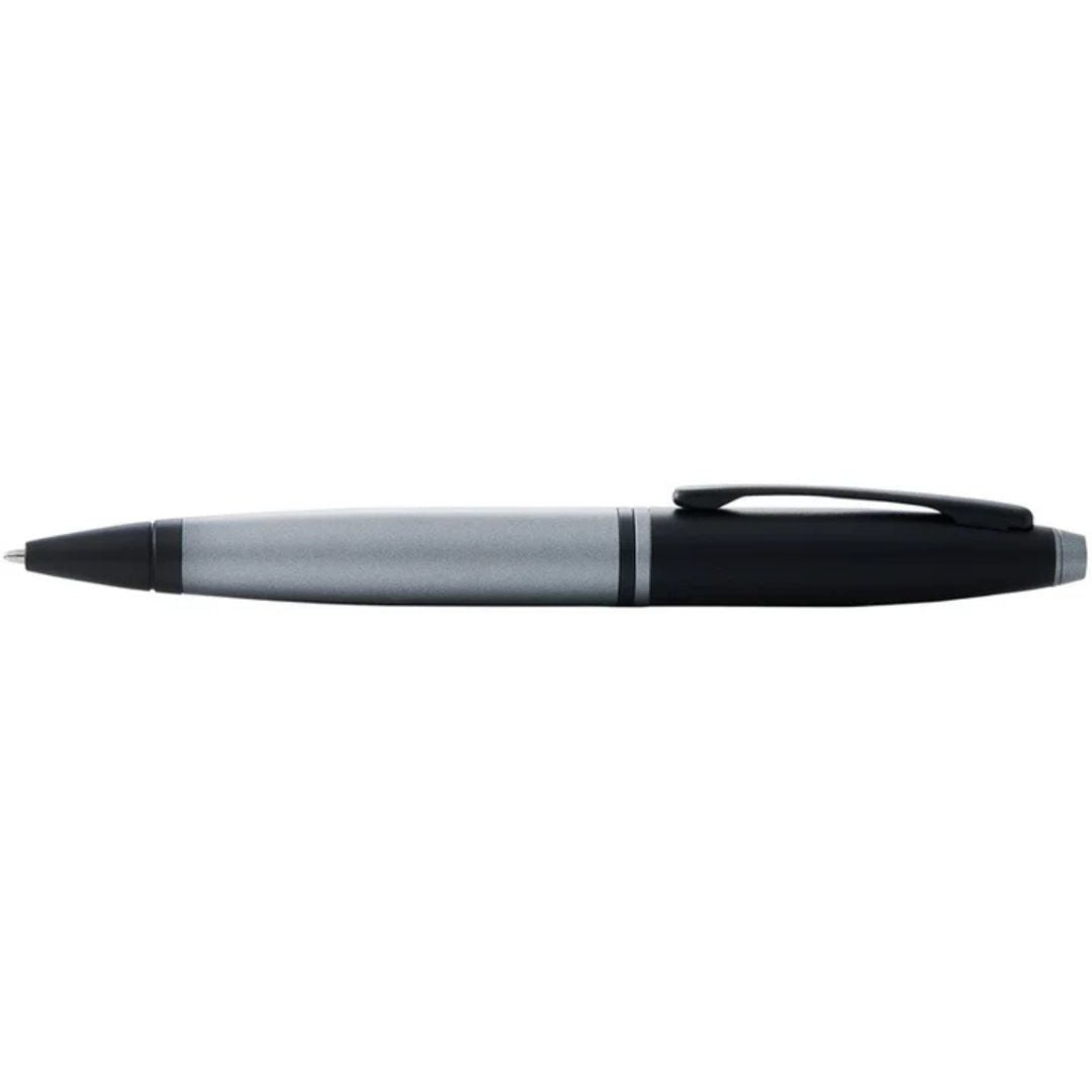 Cross AT0112-26 Calais™ Matte Gray and Black Lacquer Ballpoint Pen