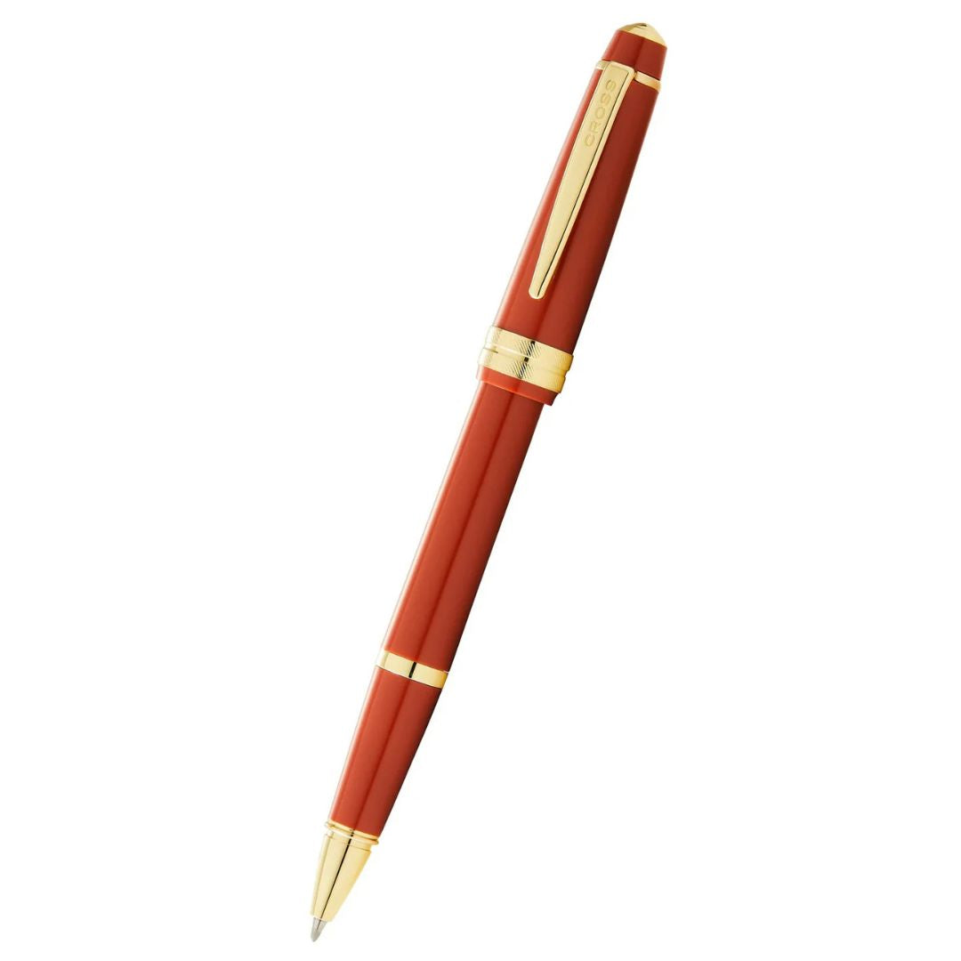 Cross AT0745-13 Bailey Light™ Polished Amber Resin and Gold Tone Rollerball Pen