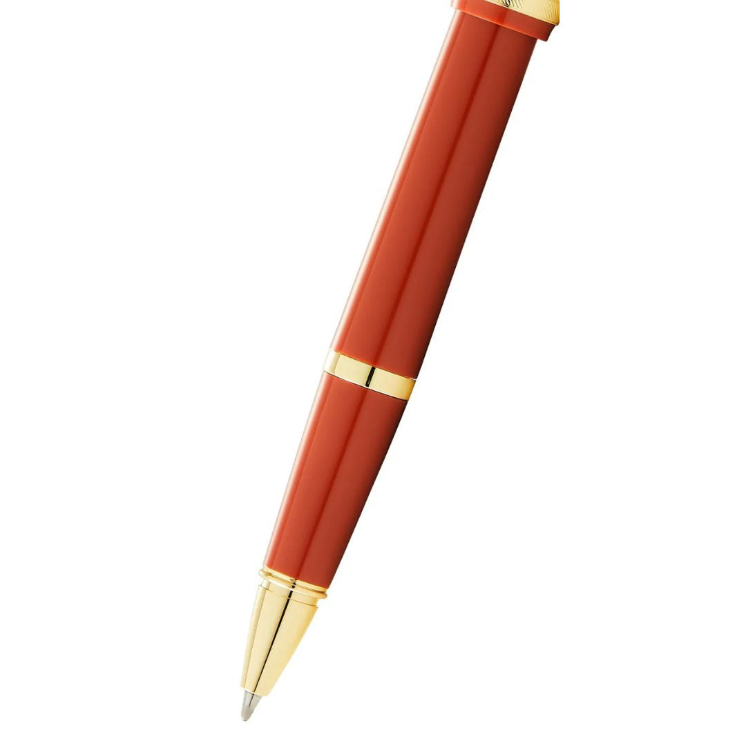 Cross AT0745-13 Bailey Light™ Polished Amber Resin and Gold Tone Rollerball Pen