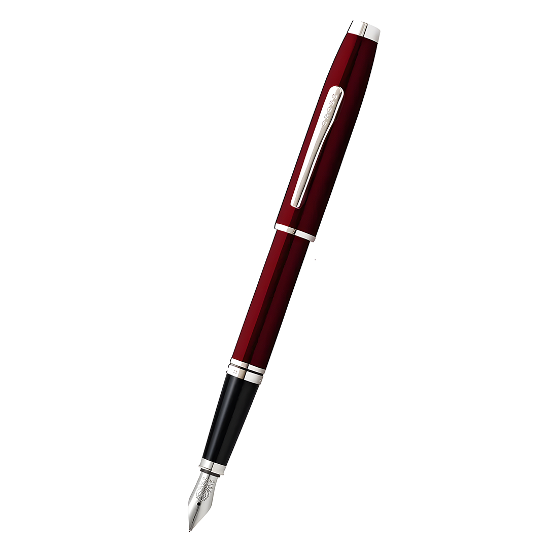 Cross AT0666-10MS Coventry Red Lacquer Medium Nib Fountain Pen