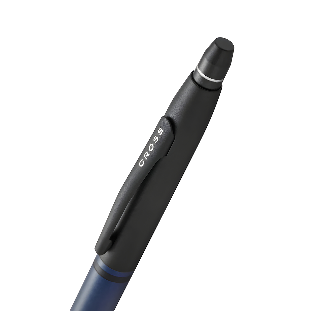Cross AT0622-124 Click™ Tuxedo Satin Metallic Blue Ballpoint Pen