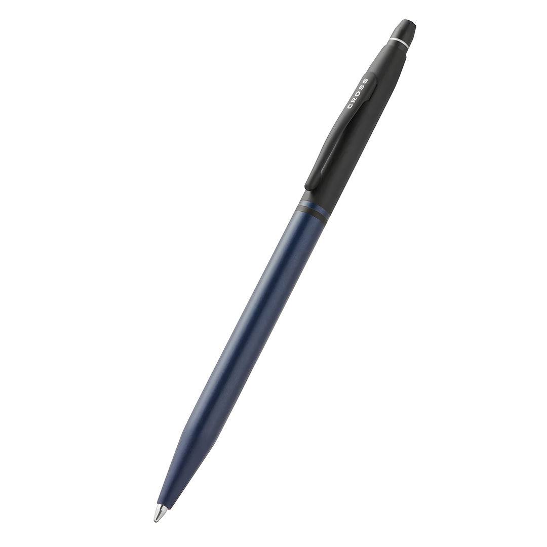 Cross AT0622-124 Click™ Tuxedo Satin Metallic Blue Ballpoint Pen