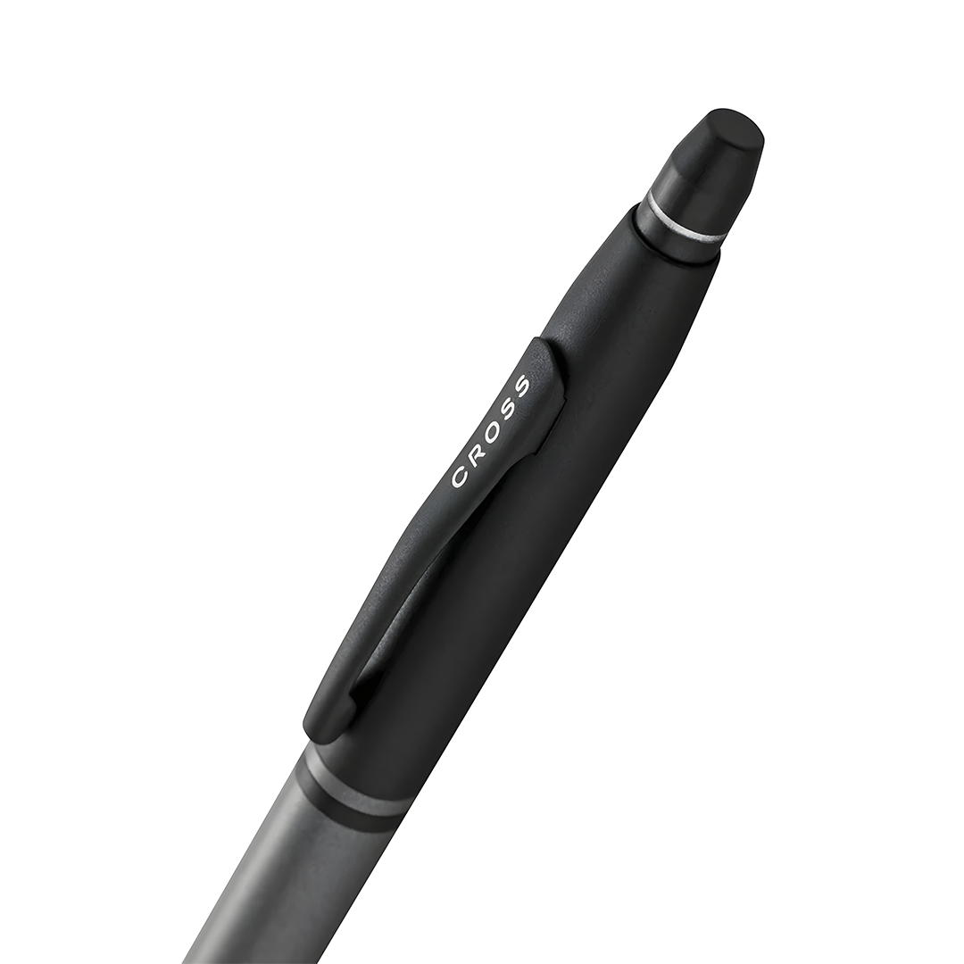 Cross AT0622-127 Click™ Tuxedo Satin Metallic Gray Ballpoint Pen