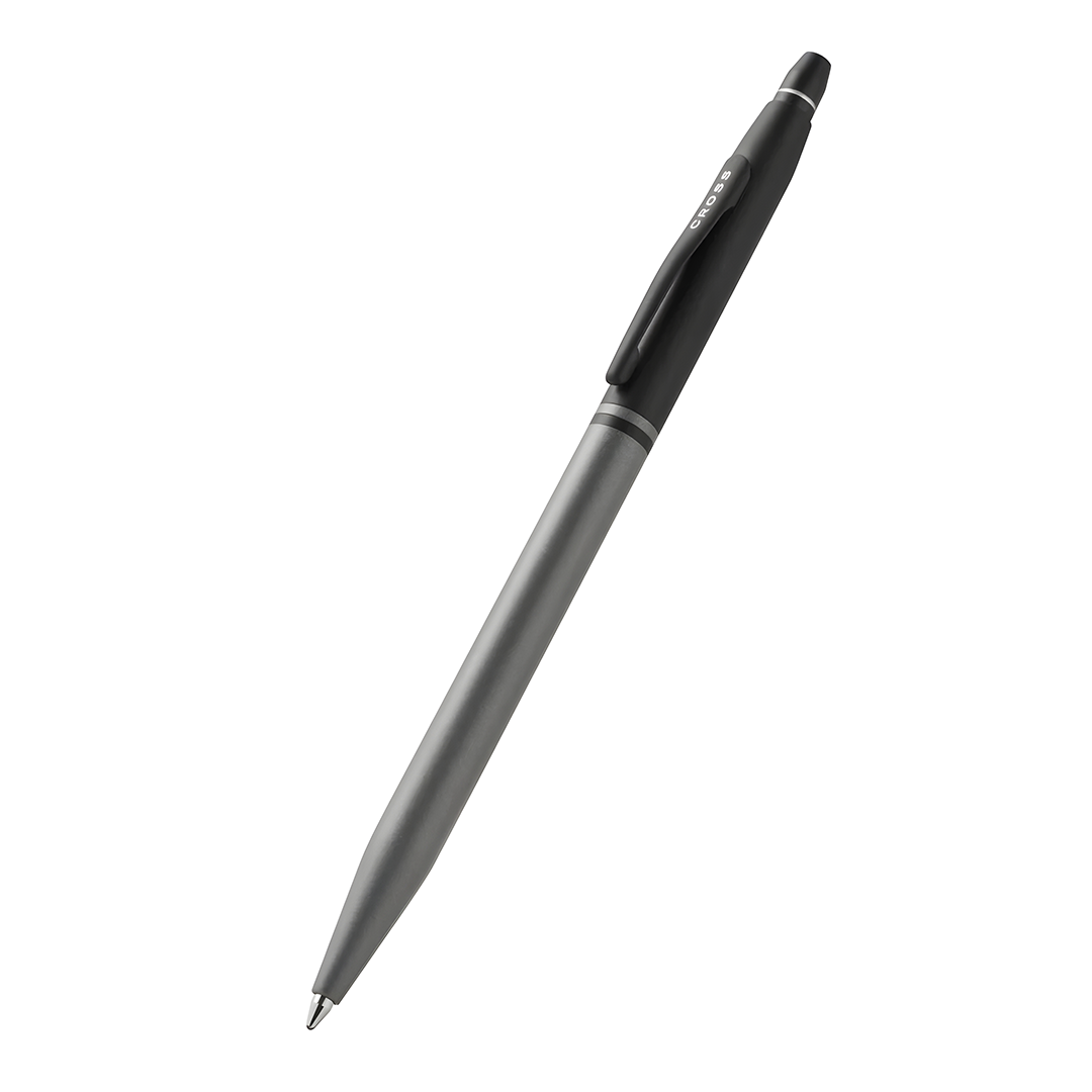 Cross AT0622-127 Click™ Tuxedo Satin Metallic Gray Ballpoint Pen