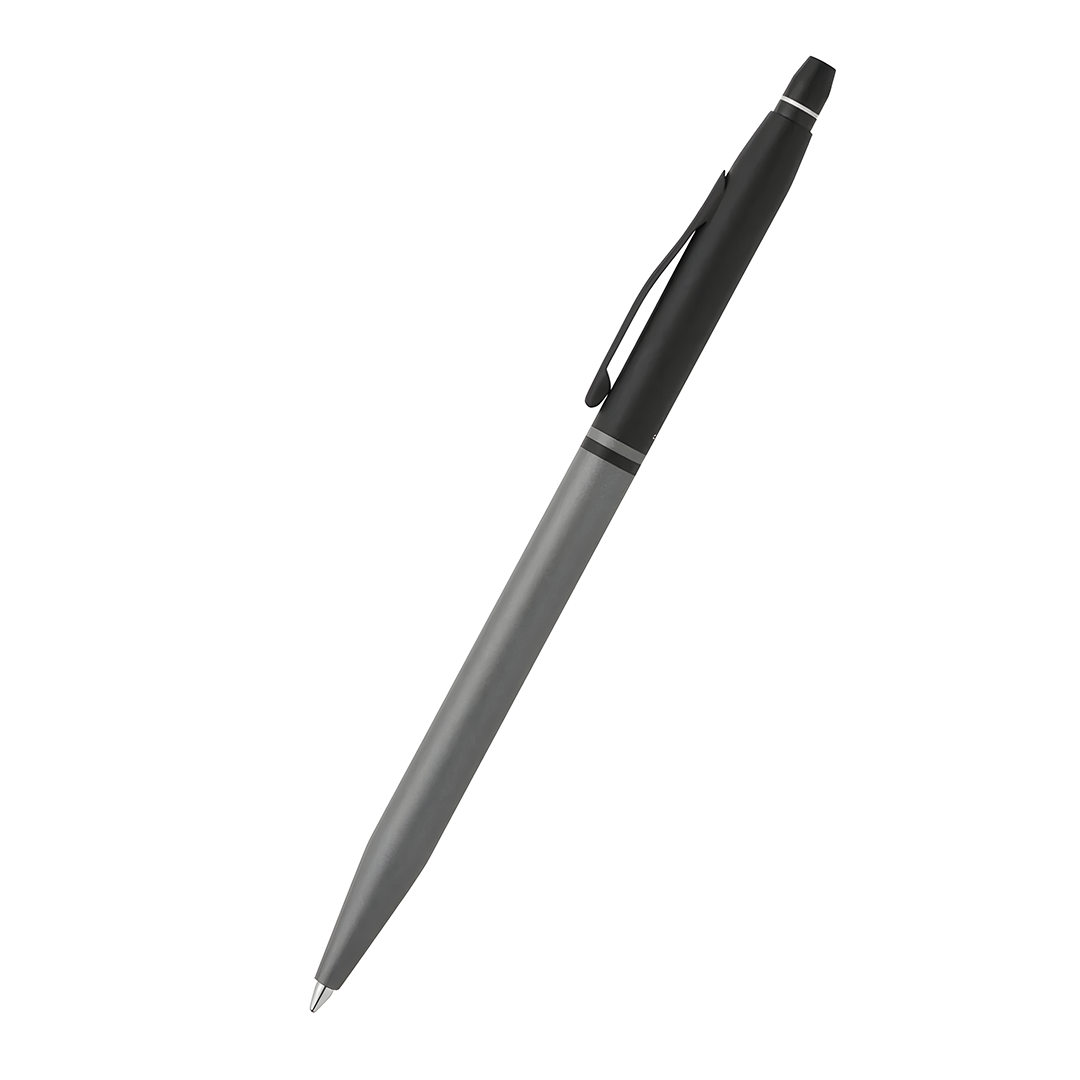 Cross AT0622-127 Click™ Tuxedo Satin Metallic Gray Ballpoint Pen