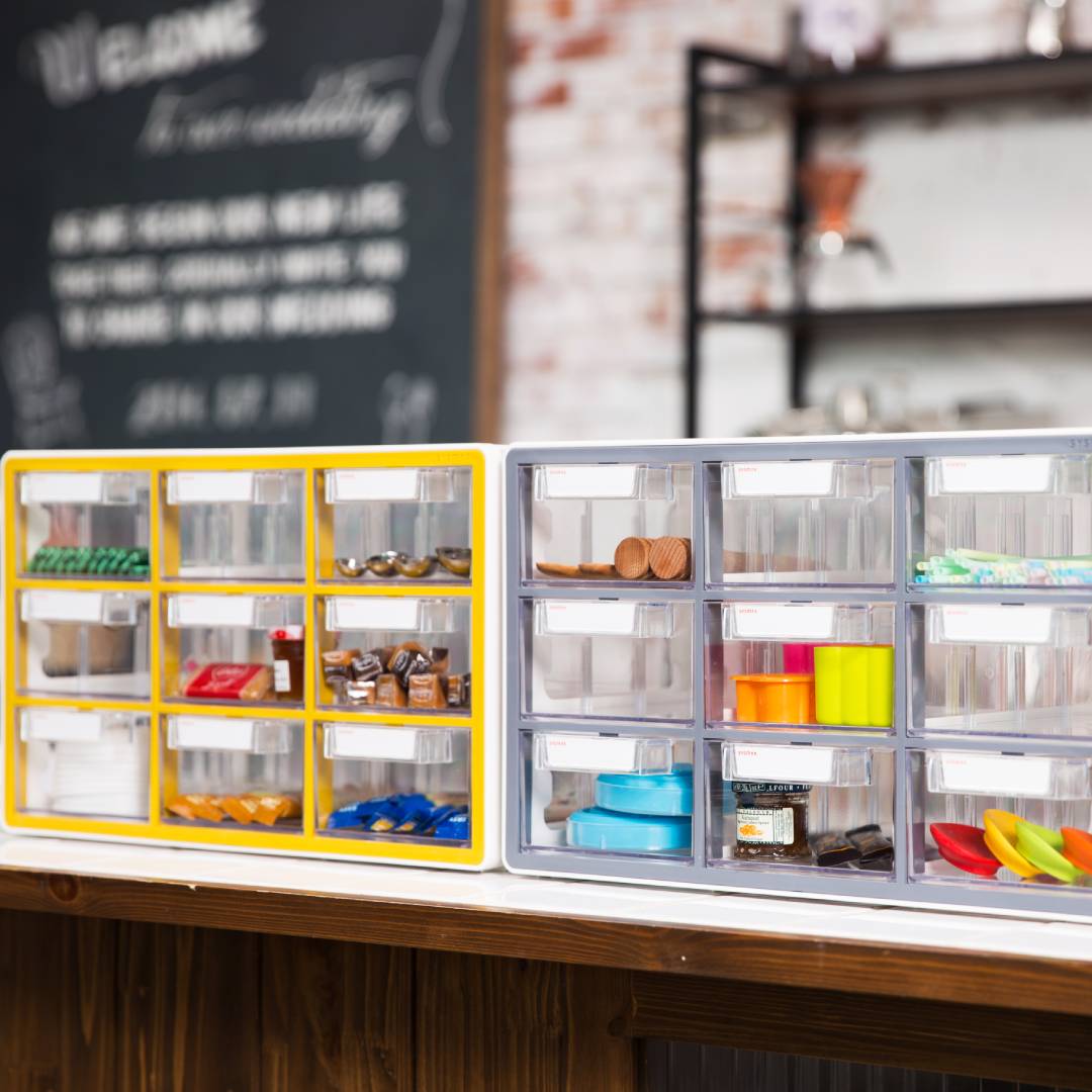 Sysmax | Multi Utility  Storage Box | 9 Drawers | Organizer | Mint | Up System | For Office & Home