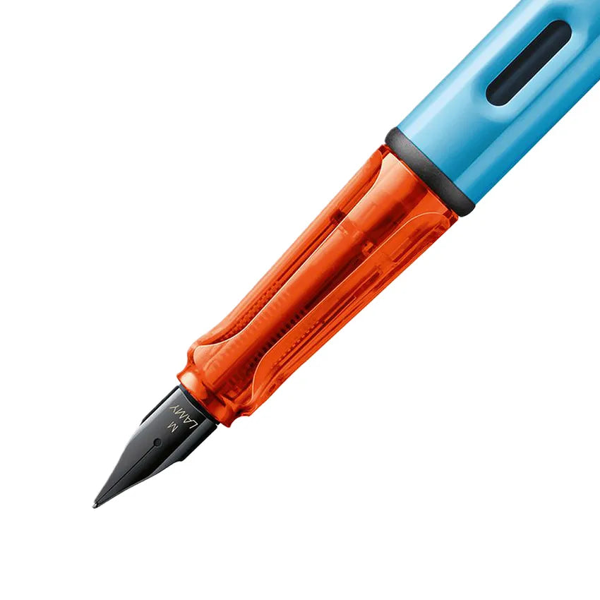 Lamy AL-STAR Denim Blue and Orange Fountain Pen Medium