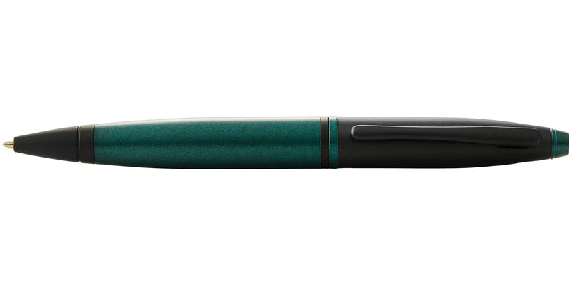 Cross AT0112-25 Calais™ Matte Green and Black Lacquer Ballpoint Pen