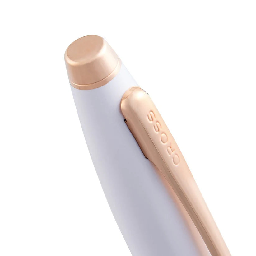 Cross AT0112-21 Calais™ Pearlescent White Lacquer Ballpoint Pen