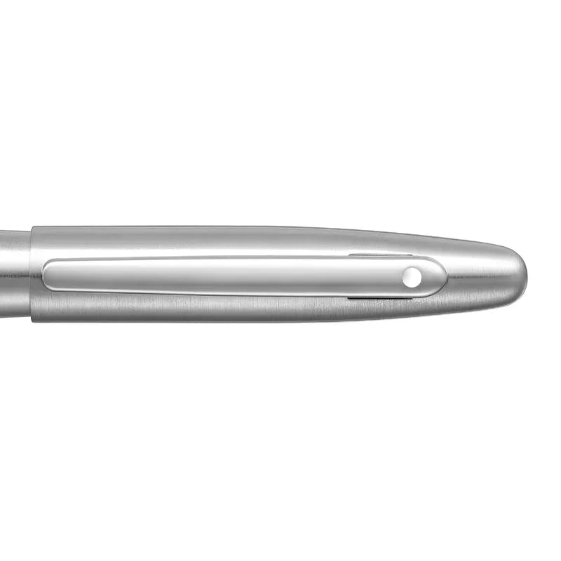 Sheaffer VFM 9426 Brushed Chrome With Chrome Trim Rollerball Pen