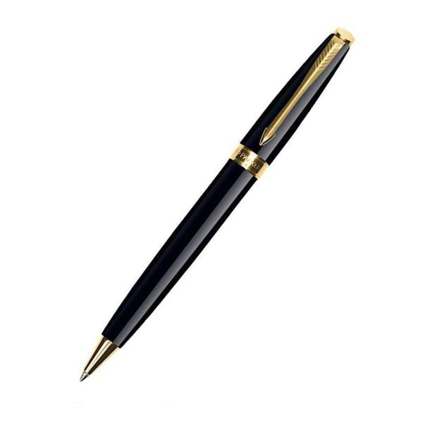 Parker Fusion Lacque Black GT Ball Pen with A6 Small Notebook