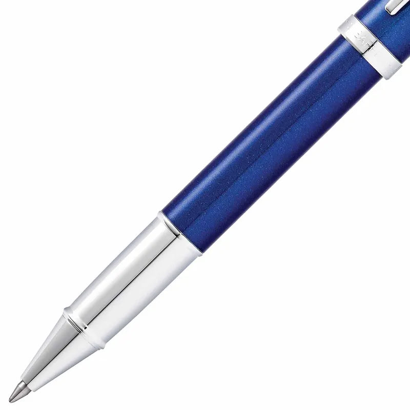 Sheaffer 9339 Gift 100 Glossy Blue with Chrome-Plated Trim Rollerball Pen