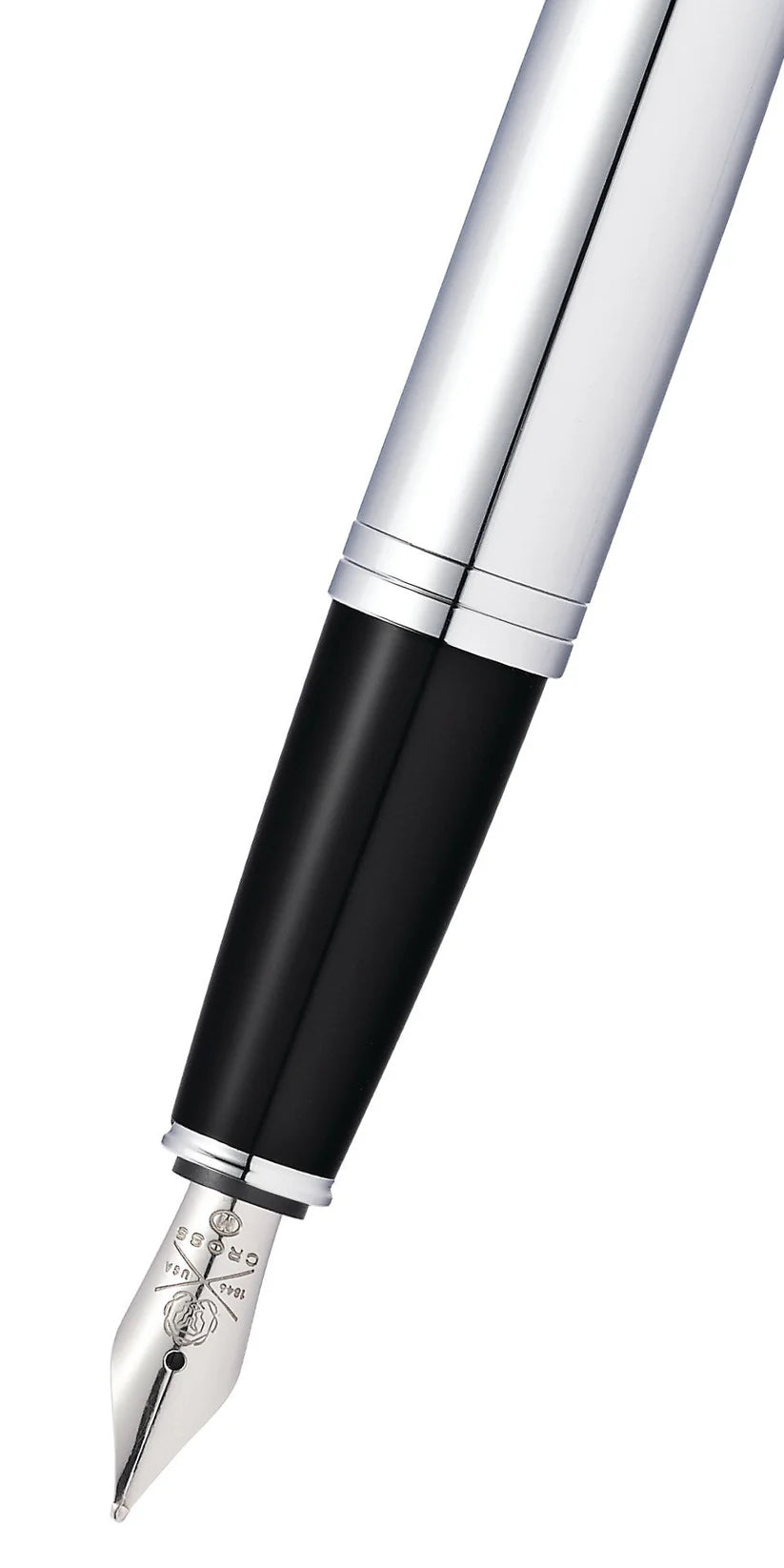 Cross AT0116-1 Calais™ Polished Chrome Stainless Steel Fountain Pen