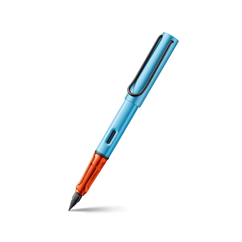 Lamy AL-STAR Denim Blue and Orange Fountain Pen Medium