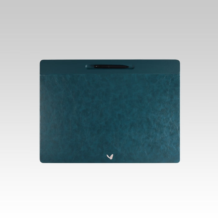 Unmet Desire 22x16 Inches Rigid Desk Blotter Pen Plus | Moderno | Blue