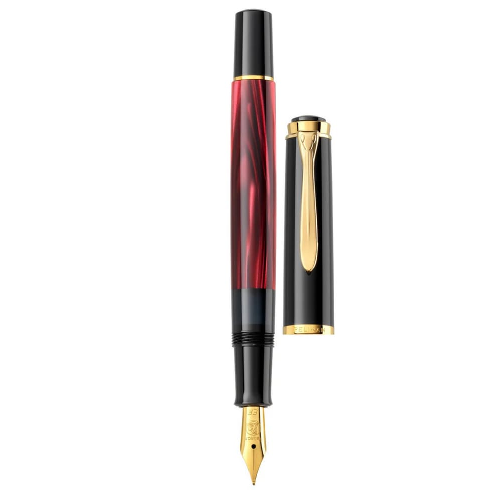 Pelikan M200 Special Edition Fountain Pen – Red Marbled
