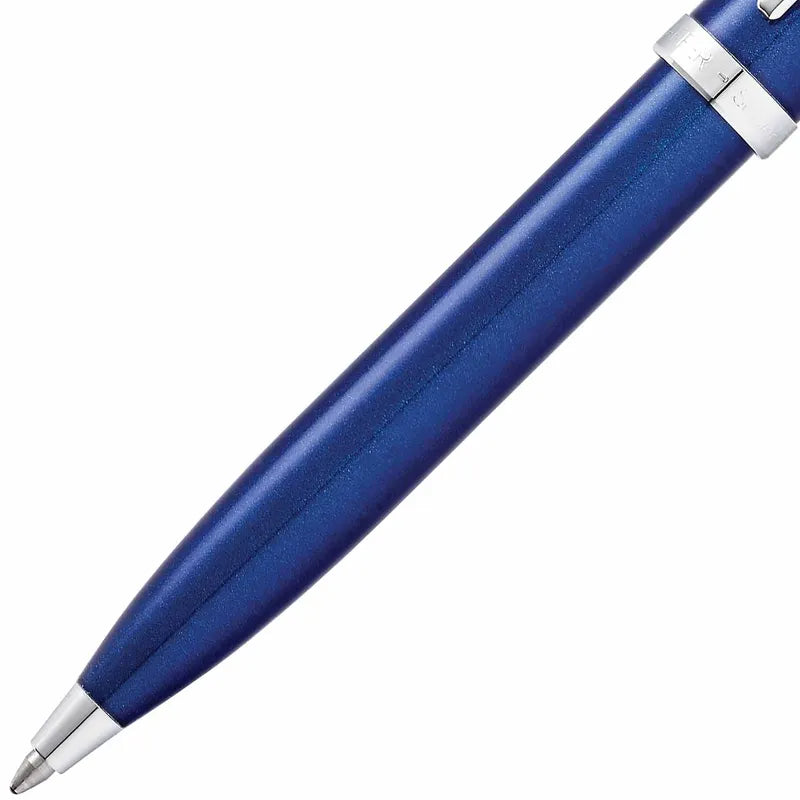 Sheaffer 9339 Gift 100 Glossy Blue with Chrome-Plated Trim Ballpoint Pen