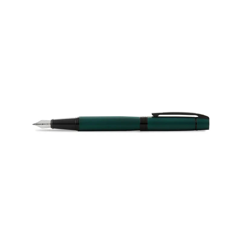 Sheaffer Gift 300 Lacquer Matte Green with Polished Black Trim Fountain Pen Medium Nib