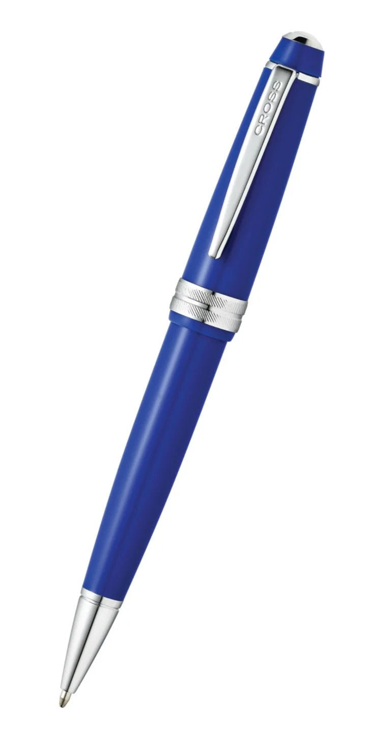 Cross AT0742-4 Bailey Light™ Polished Blue Resin Ballpoint Pen