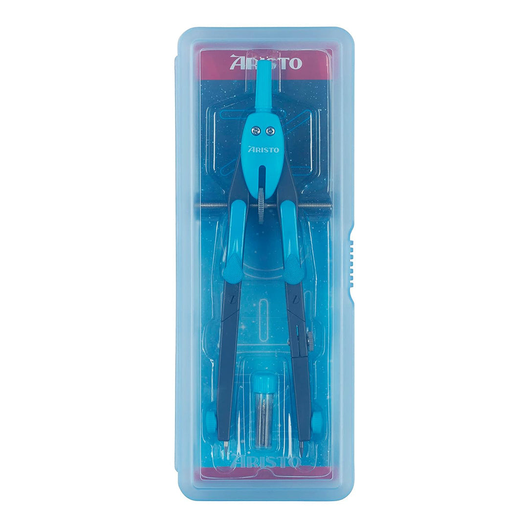 Aristo | Rapid Adjustment Compass | College BTS | 2 Hinges | Blue Colour