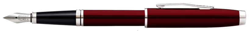 Cross AT0666-10MS Coventry Red Lacquer Medium Nib Fountain Pen
