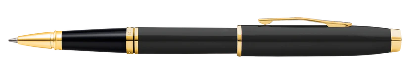 Cross AT0666-11MS Coventry Black Lacquer with Gold-Tone Medium Nib Fountain Pen