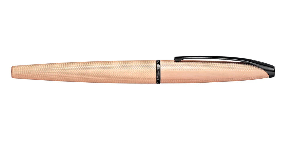 Cross AT0886-42MS ATX® Brushed Rose Gold Stainless Steel Medium Nib Fountain Pen