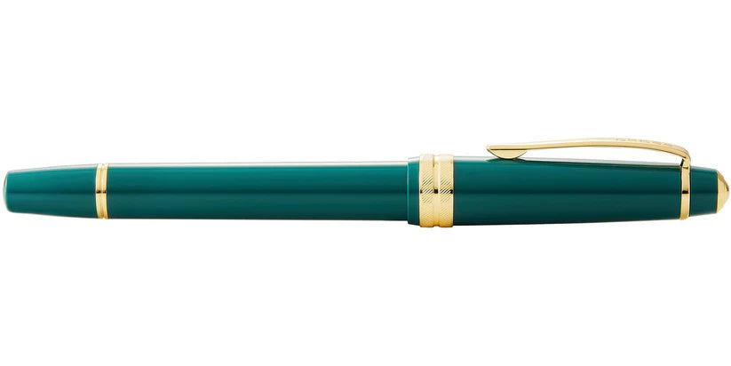 Cross AT0745-12 Bailey Light™ Polished Green Resin and Gold Tone Rollerball Pen