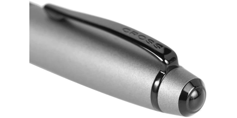 Cross AT0452-20 Bailey™ Matte Gray Lacquer Ballpoint Pen