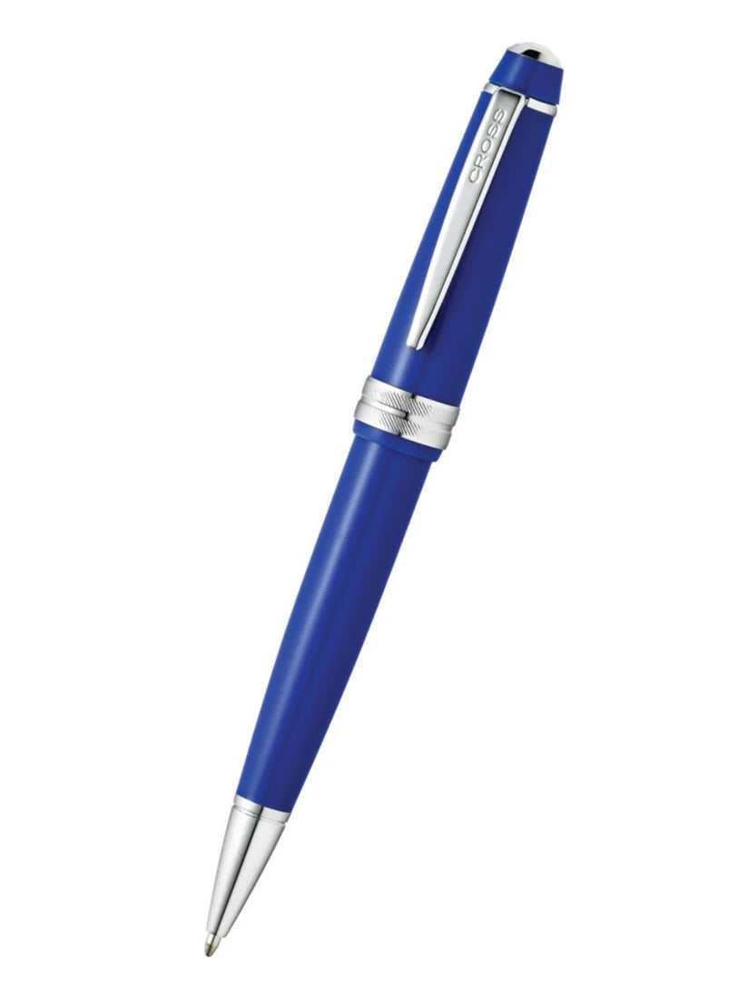 Cross AT0742-4 Bailey Light™ Polished Blue Resin Ballpoint Pen