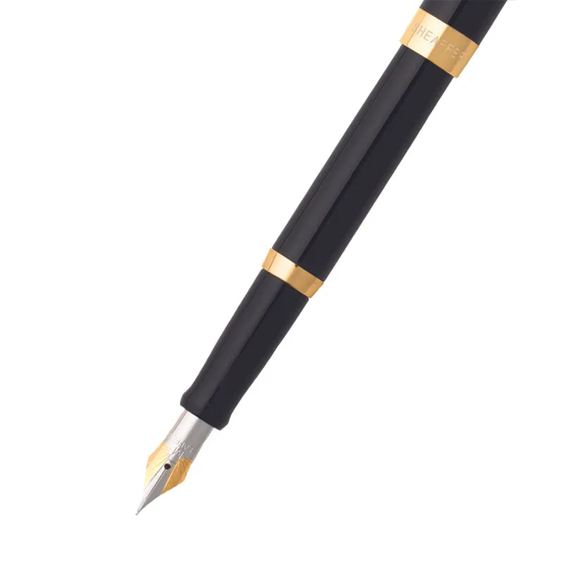 Sheaffer SAGARIS 9471 Gloss Black With Gold Tone Trim Fountain Pen Medium Nib